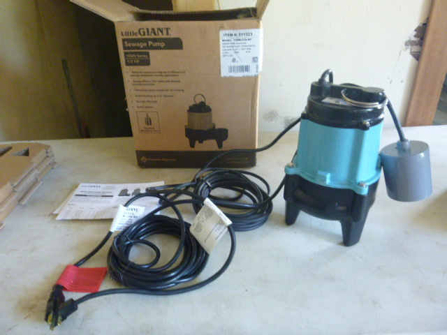 Little Giant Sewage Pump