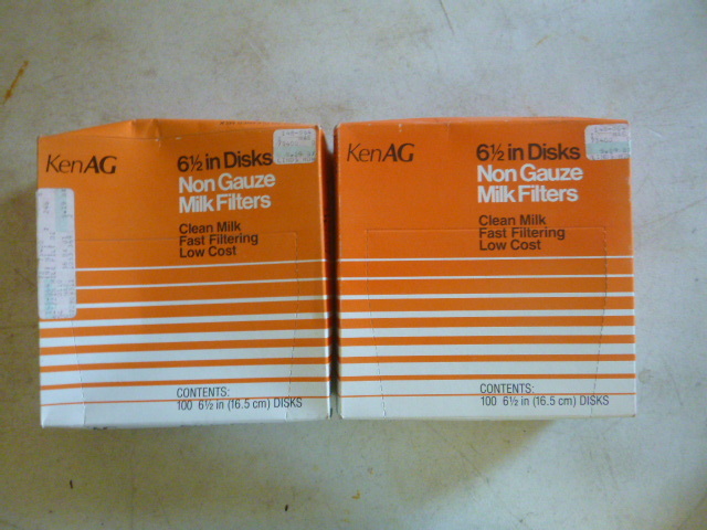 2 Boxes of KenAG Non-Gauze Milk Filters
