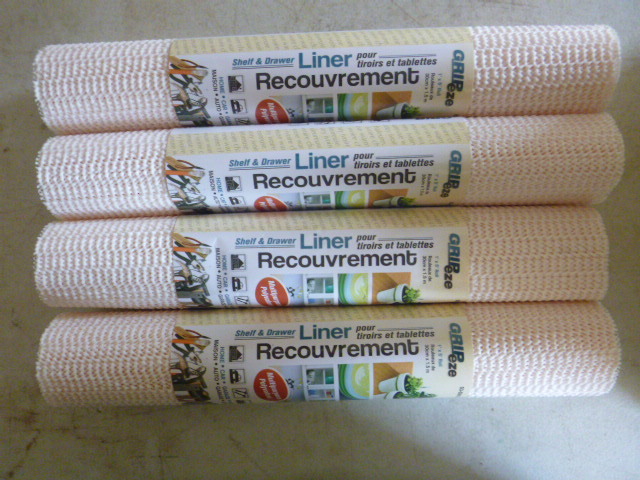 4 Gripeze Shelf and Drawer Liners