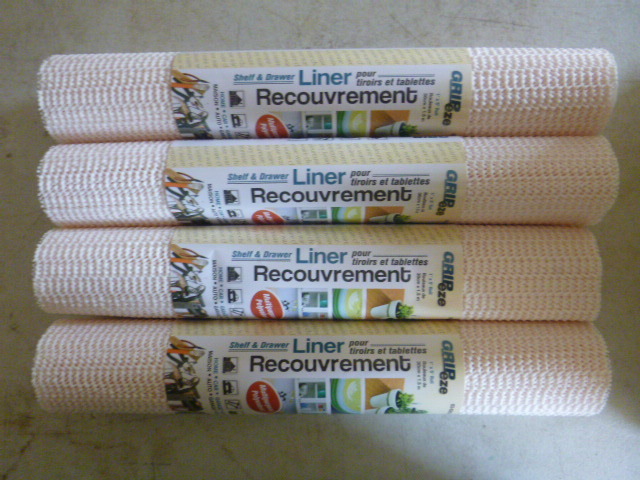 4 Gripeze Shelf and Drawer Liners