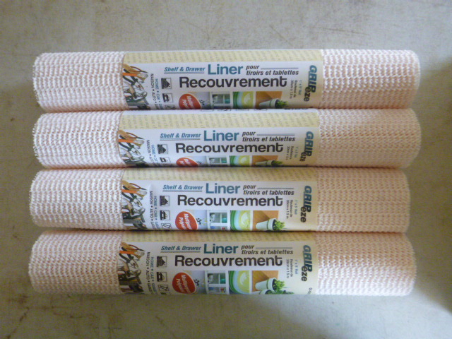 4 Gripeze Shelf and Drawer Liners