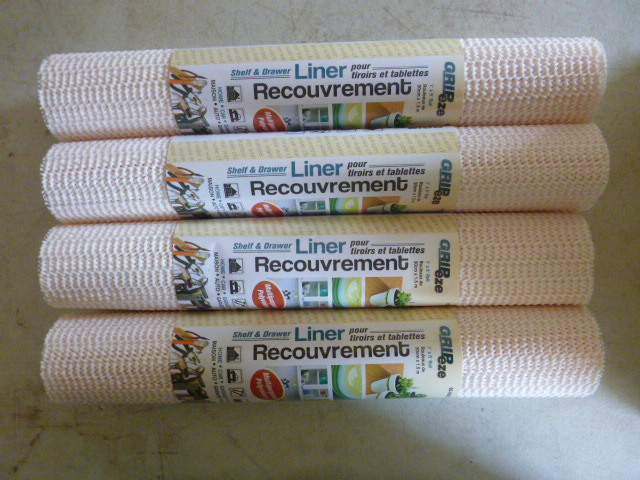 4 Gripeze Shelf and Drawer Liners
