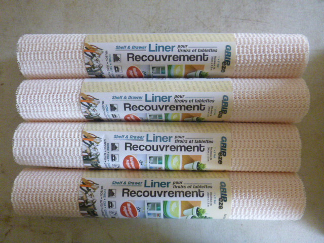 4 Gripeze Shelf and Drawer Liners