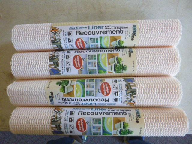 4 Gripeze Shelf and Drawer Liners
