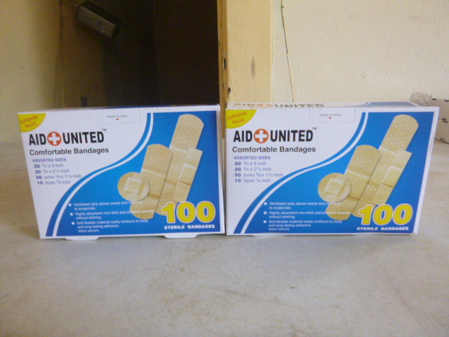 2 Boxes of Aid United Bandages