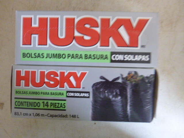 2 Boxes of Husky Flap Tie Yard Bags