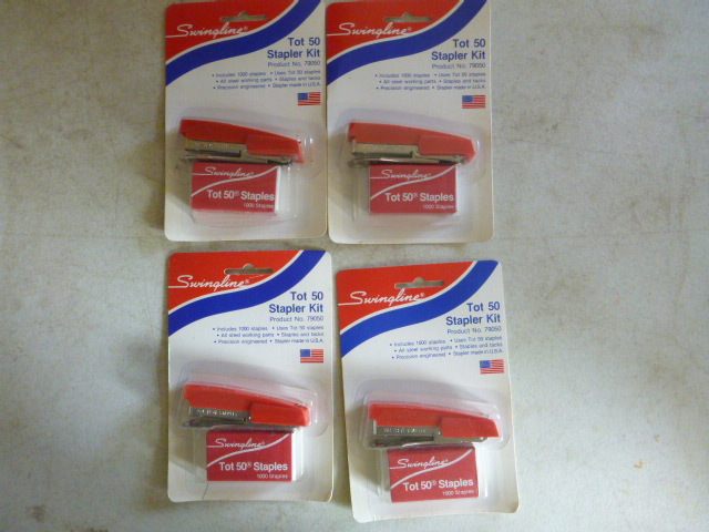 4 Swingline Tot 50 Stapler Kits