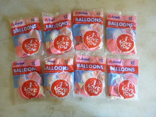 8 Bags of Ansel Balloons