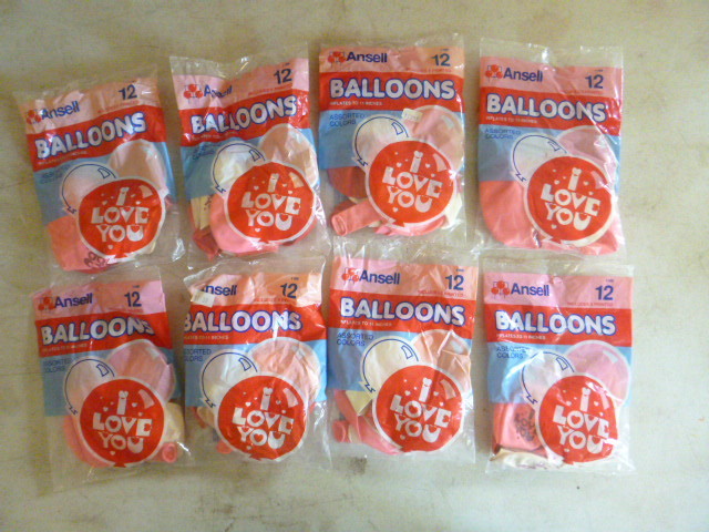 8 Bags of Ansel Balloons