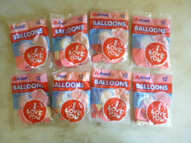8 Bags of Ansel Balloons