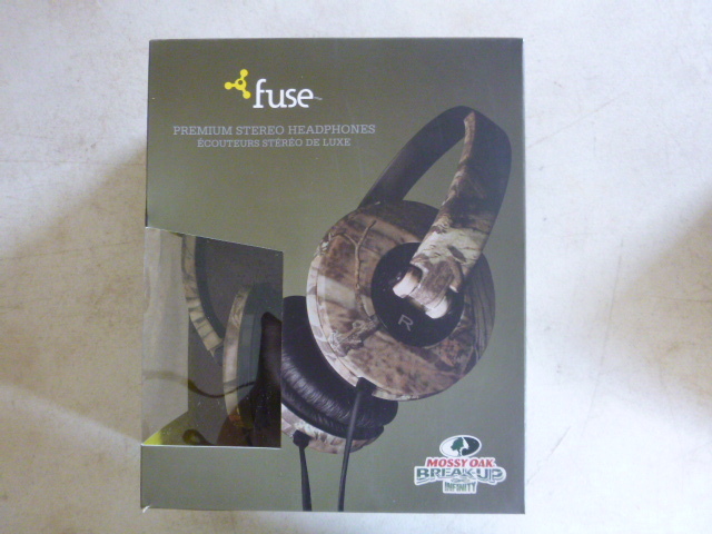 Mossy Oak Break-Up Fuse Premium Stereo Headphones