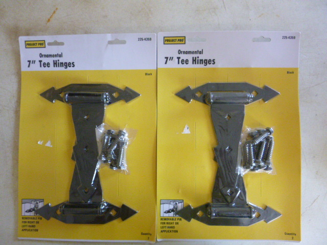 2 Project Pro Ornamental Tee Hinges