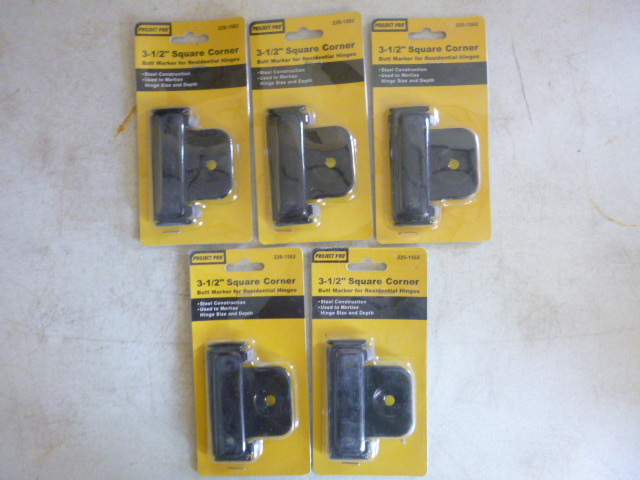 5 Project Pro Square Corner Butt Marker Hinges