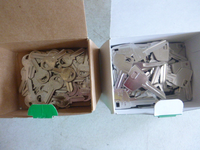 2 Boxes of Blank Keys