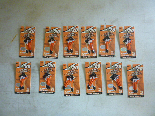 12 Tony Stewart #20 Keys