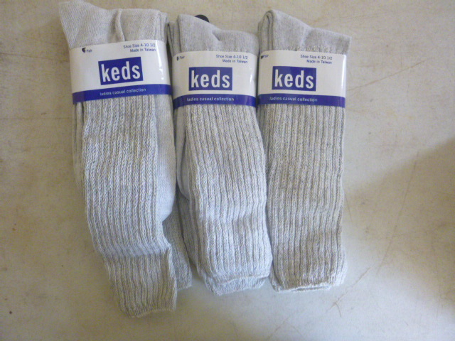 6 Pair of Keds Socks