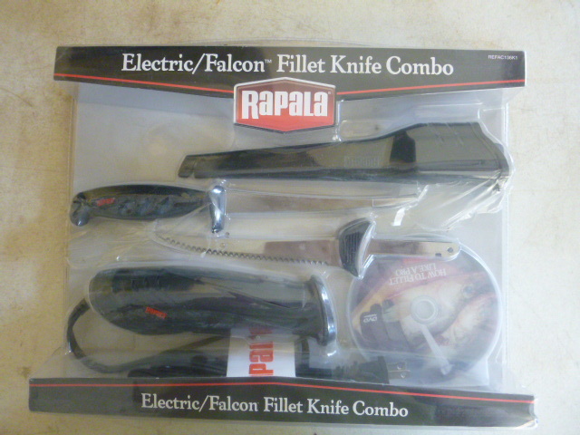 Rapala ElectricFalcon Filet Knife Combo