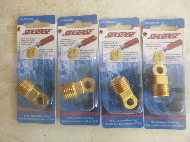 4 Seasence EZ-In Garboard Drain Plugs