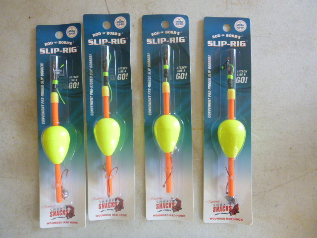 4 Rod-N-Bobbs Convenient Pre-Rigged Slip Bobbers