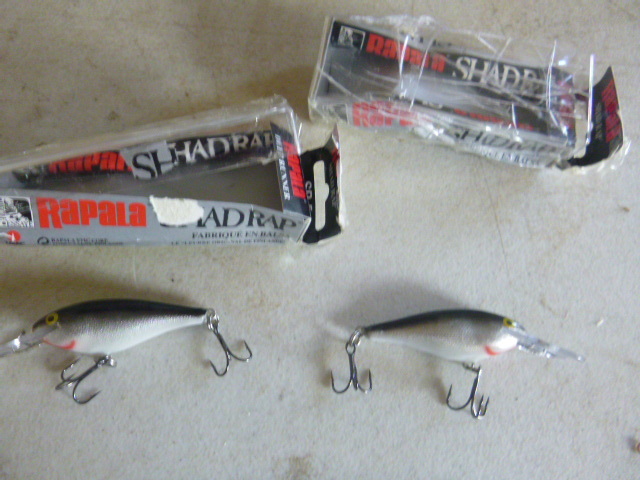 2 Rapala Shad RAPS SSR-5 Shallow Runner