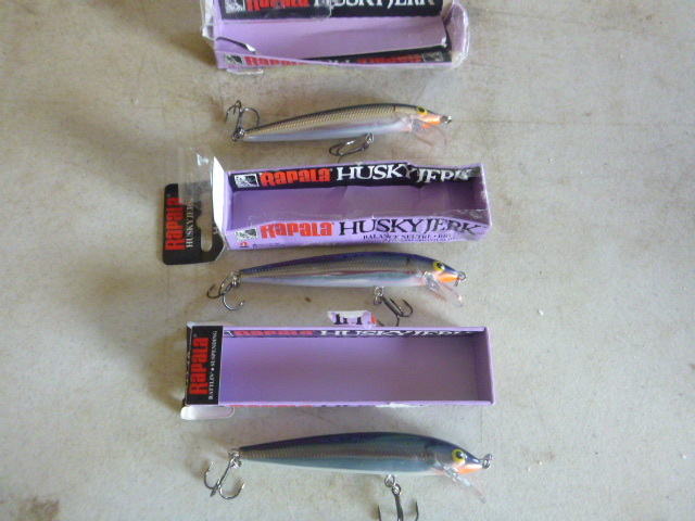 3 Rapala Husky Jerks HJ-10