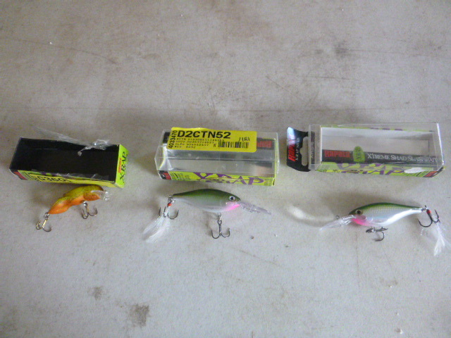 3 Rapala X-Rap Extreme Shad Slash Bait