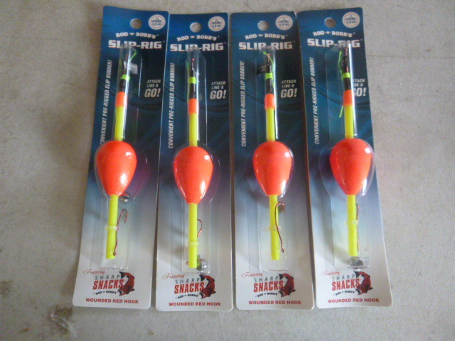 4 Rod-N-Bobbs Convenient Pre-Rigged Slip Bobbers