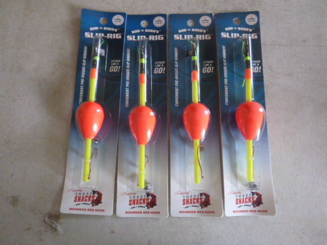 4 Rod-N-Bobbs Convenient Pre-Rigged Slip Bobbers