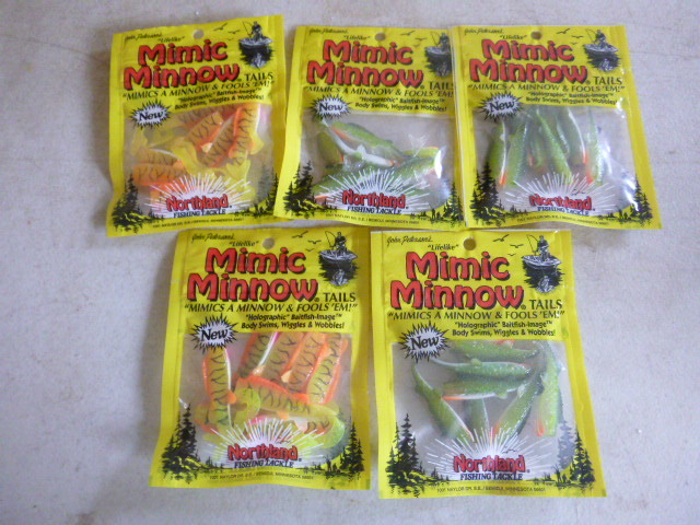 5 Packs of Northland Mimic Minnows