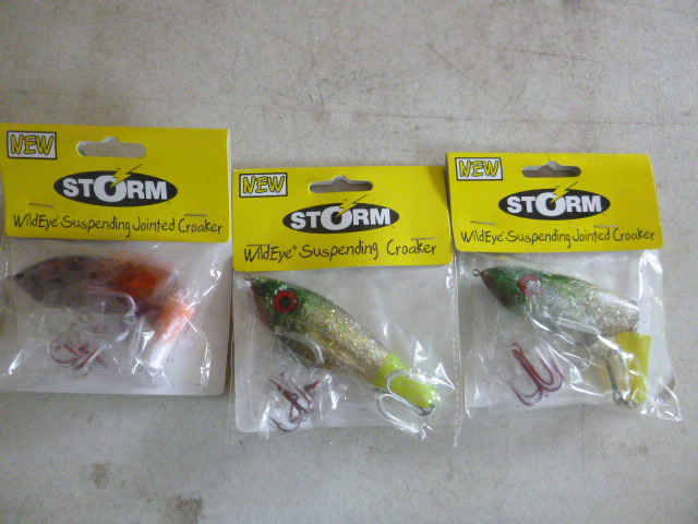 3 Storm Wildeye Suspending Lures