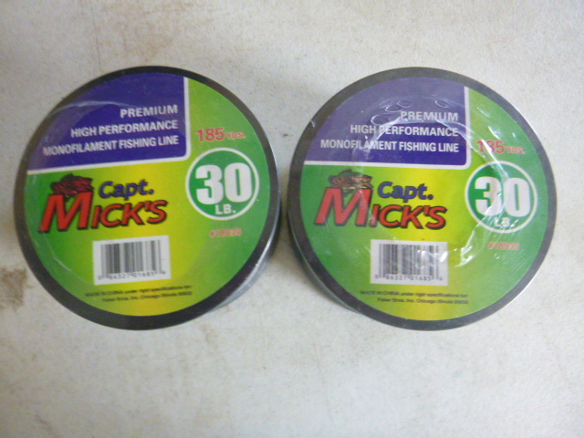 2 Spools of Captain Micks Fishing Line