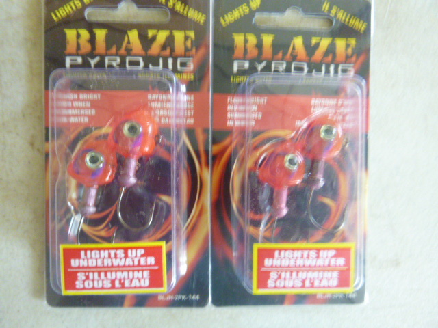 2 Packs of Blaze Pyro Jigs