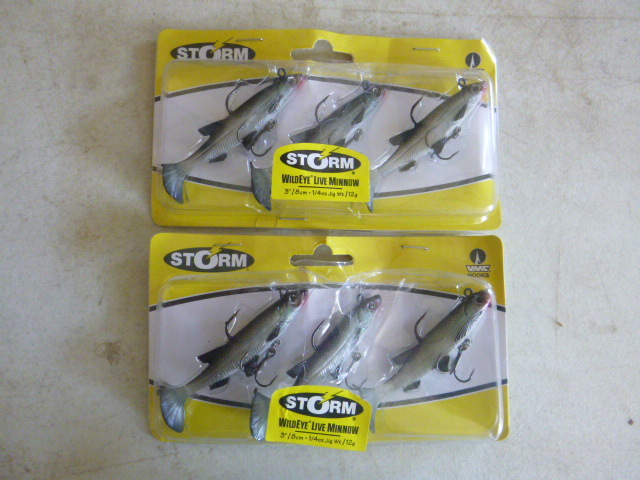 2 Packs of Storm Wildeye Live Minnows