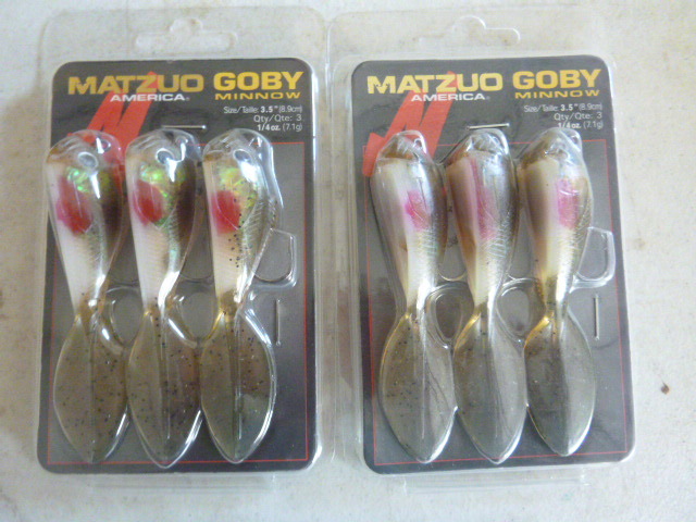 2 Packs of Matzuo Goby Minnows