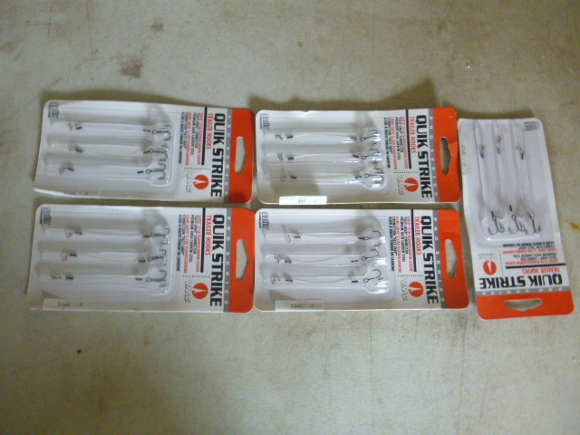 5 Packs of Pro Series Quik Strike Trailer Hooks
