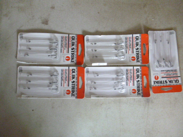 5 Packs of Pro Series Quik Strike Trailer Hooks