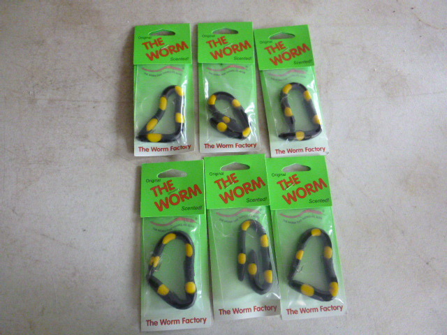 6 The Worm Factory Pre-Rigged and Scented Worms