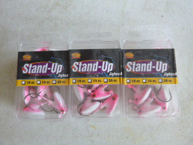 3 Packs of Apex Stand-Up Jigheads