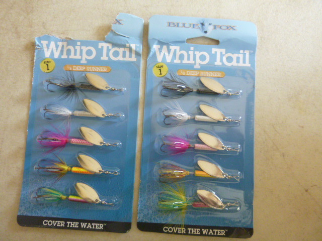 2 Packs of Blue Fox Whip Tails