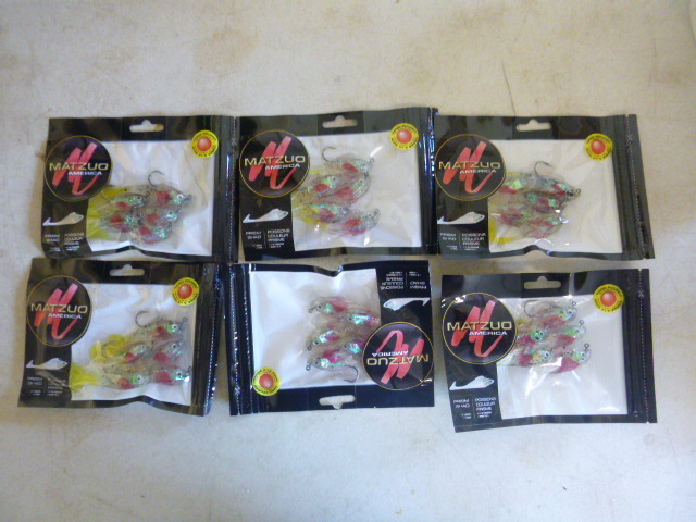 6 Packs of Matzuo Prism Shad Lures