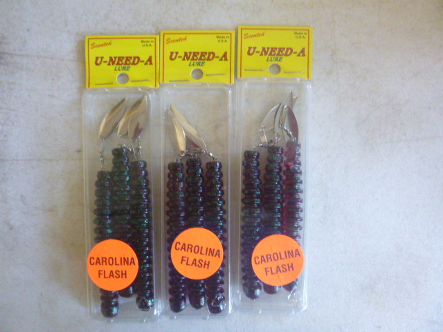 3 U-Need-A-Lure Scented Carolina Flash