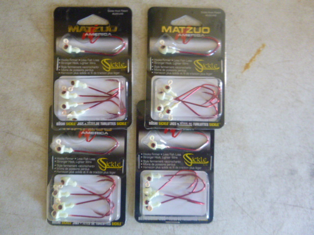 4 Packs of Matzuo Sickle Jigs