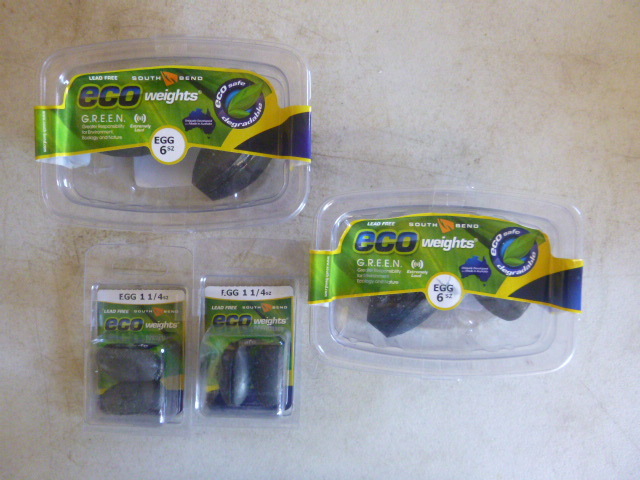 4 Packs of South Bend ECO Weights