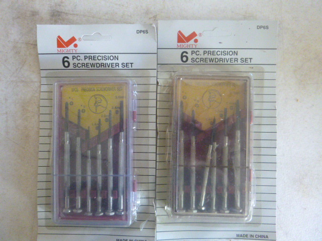 2 Mighty 6 Piece Precision Screwdriver Sets