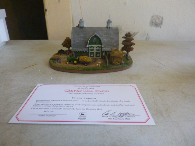 The Danbury Mint Clover Hill Farm Sculpture