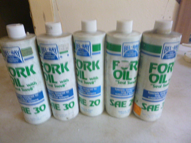 5 Bottles of Bel-Ray Fork Oil with Seal Swell