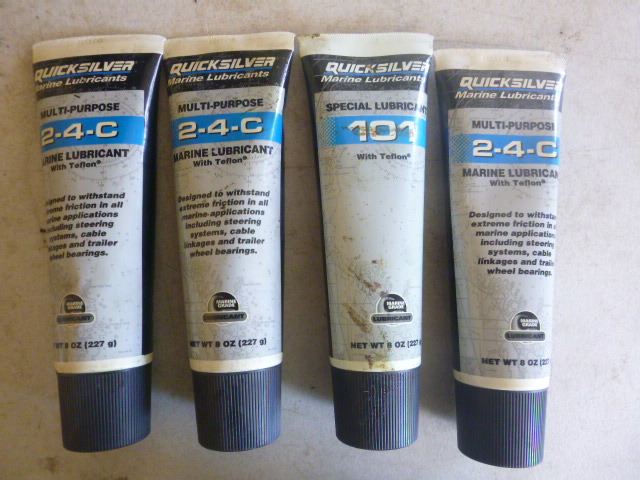 4 Tubes of Quicksilver Multi-Purpose Marine Lubrication