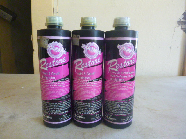 3 Bottles of Polaris Restore Swirl & Scuff Eliminator