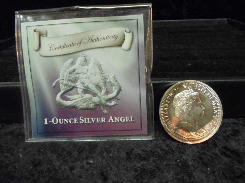 1 oz Silver Angel Coin, BU