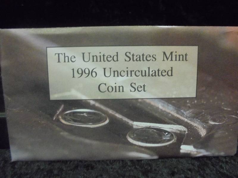 1996 US Uncirculated Coin Set wRoosevelt Anniversary Dime
